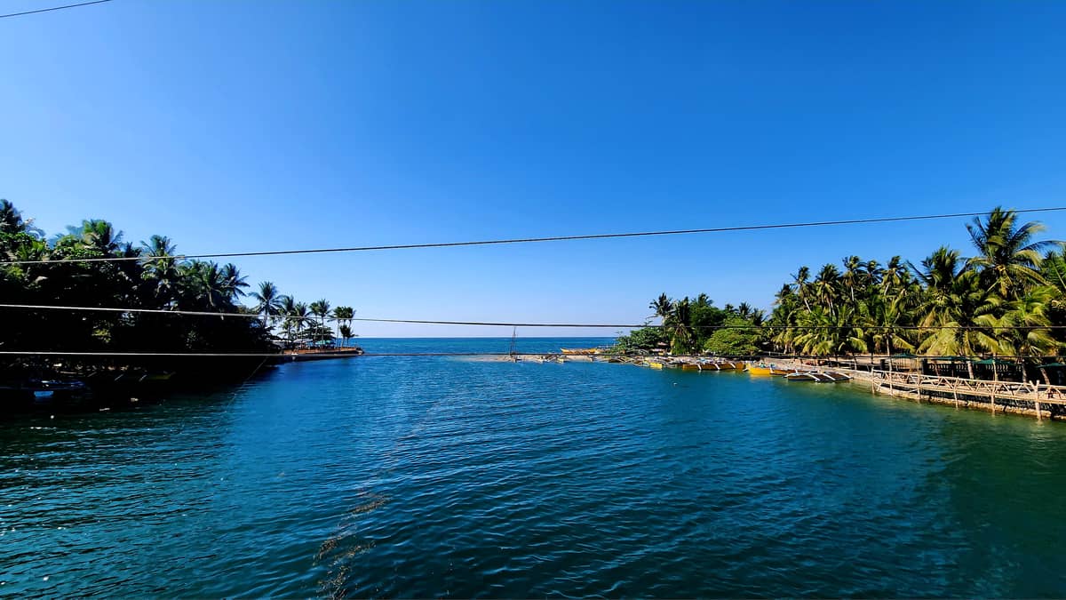 Touted as one of the cleanest rivers in northern Luzon, the Balingasay River flows into the South China Sea.